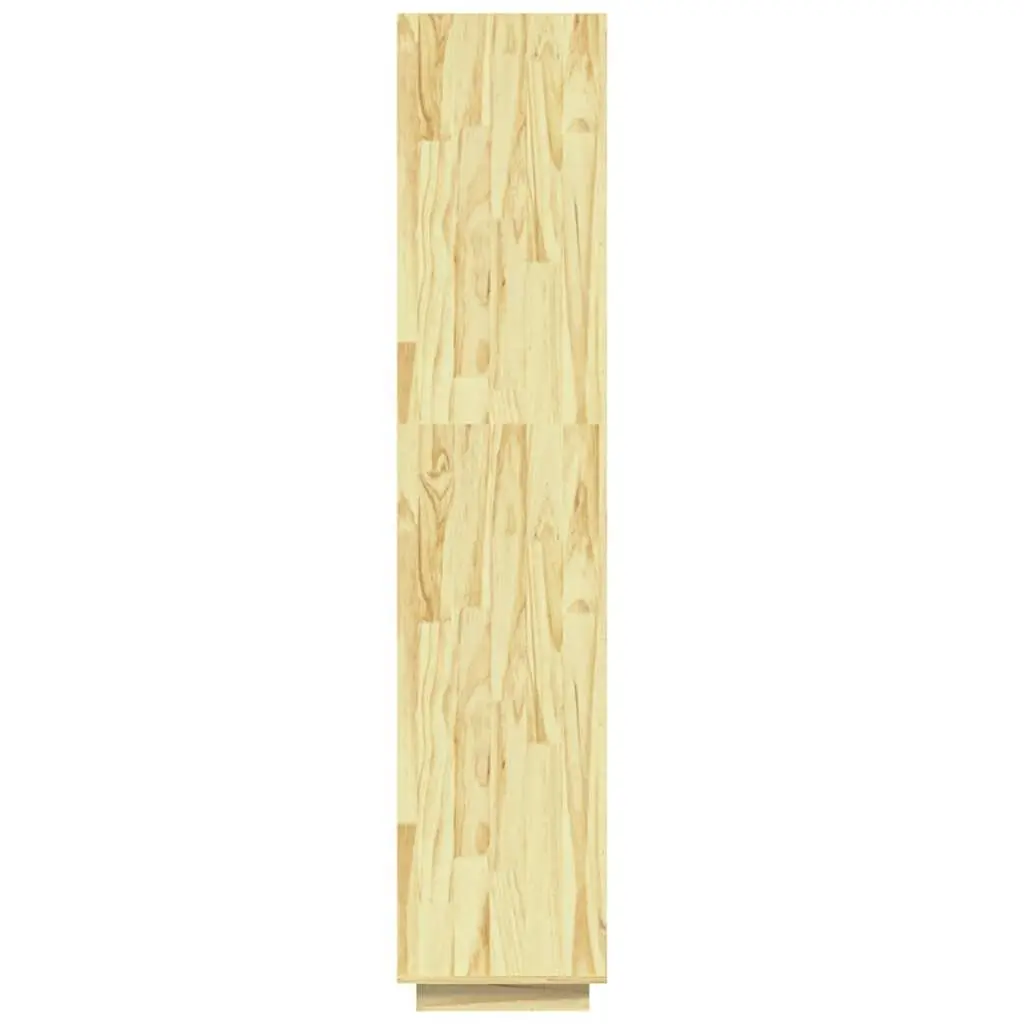 Solid Pinewood Book Cabinet and Room Divider 40x35x167cm