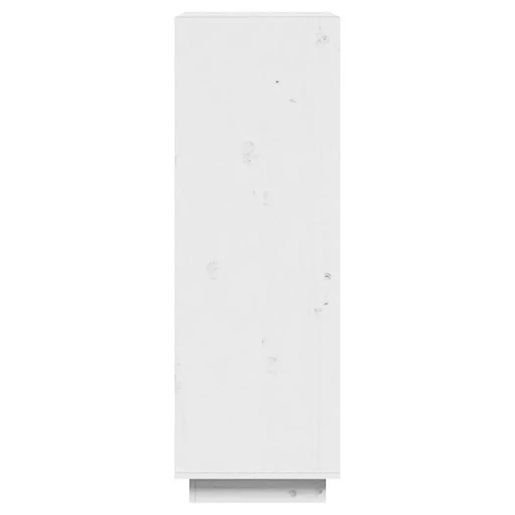 White Wooden Book Cabinet Room Divider with Ample Storage