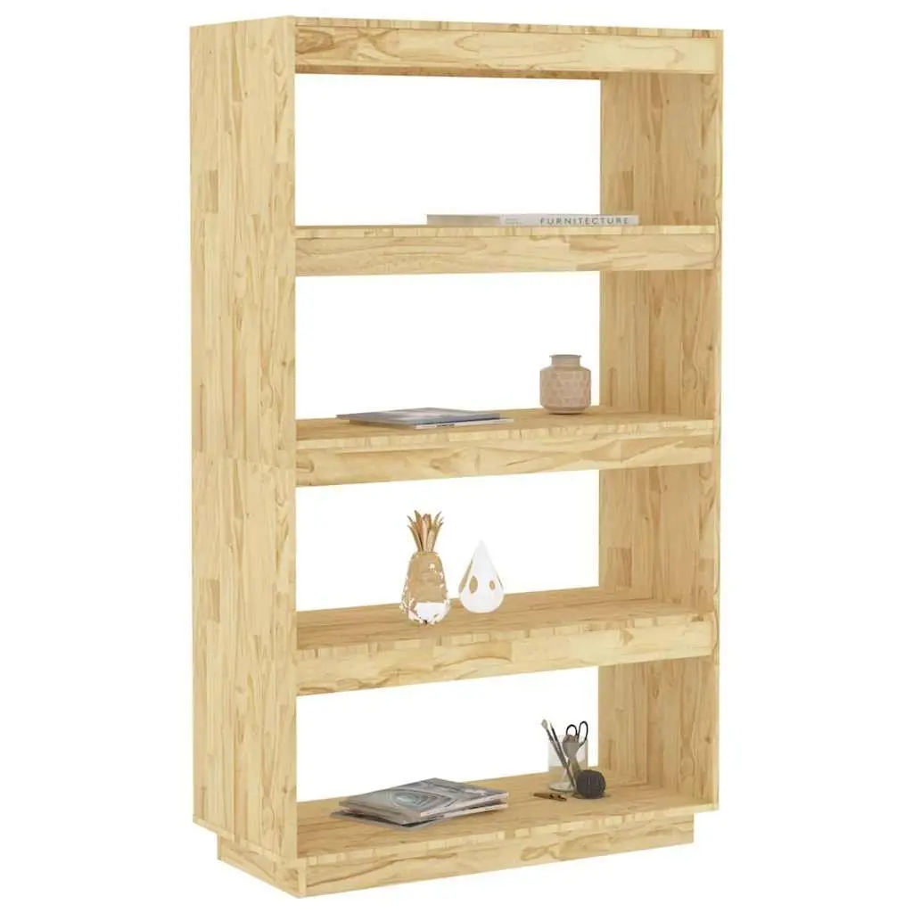 Brown Wooden Book Cabinet with Room Dividing Function