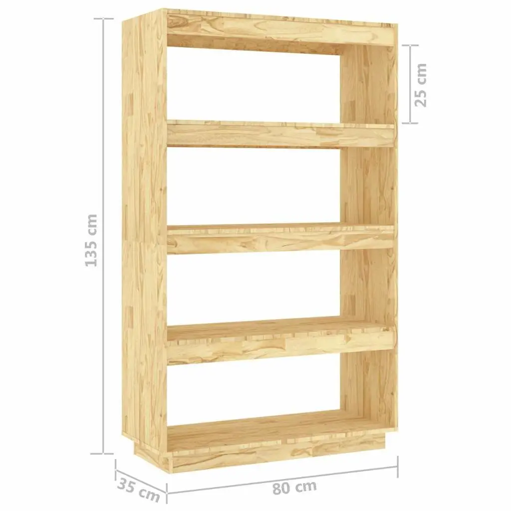 Brown Wooden Book Cabinet with Room Dividing Function