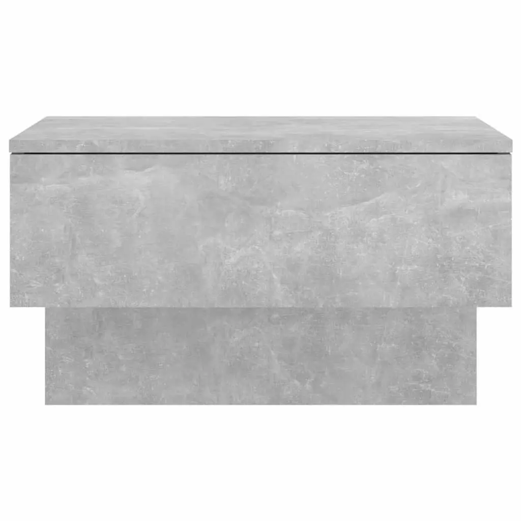 Floating Bedside Cabinets Set of 2 in Grey Engineered Wood