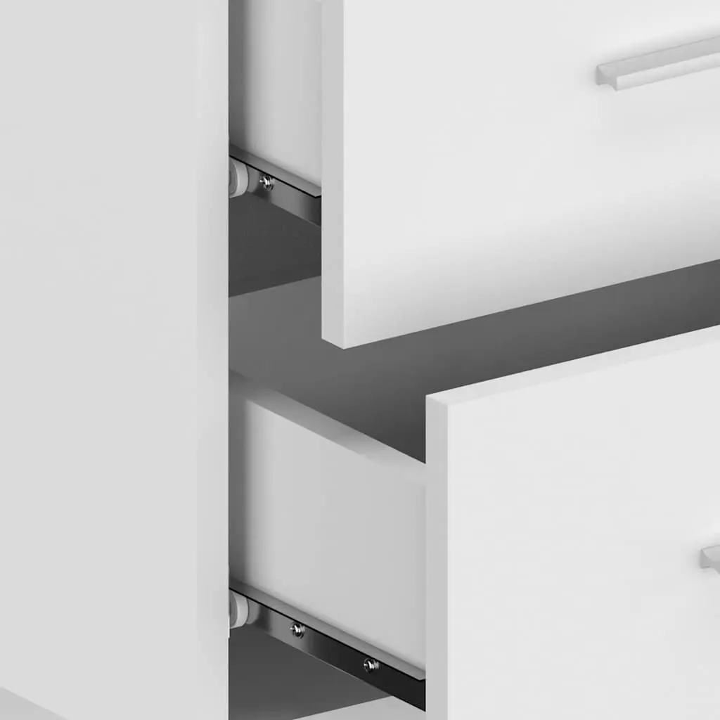 Wall-Mounted Bedside Cabinet with Storage Drawer