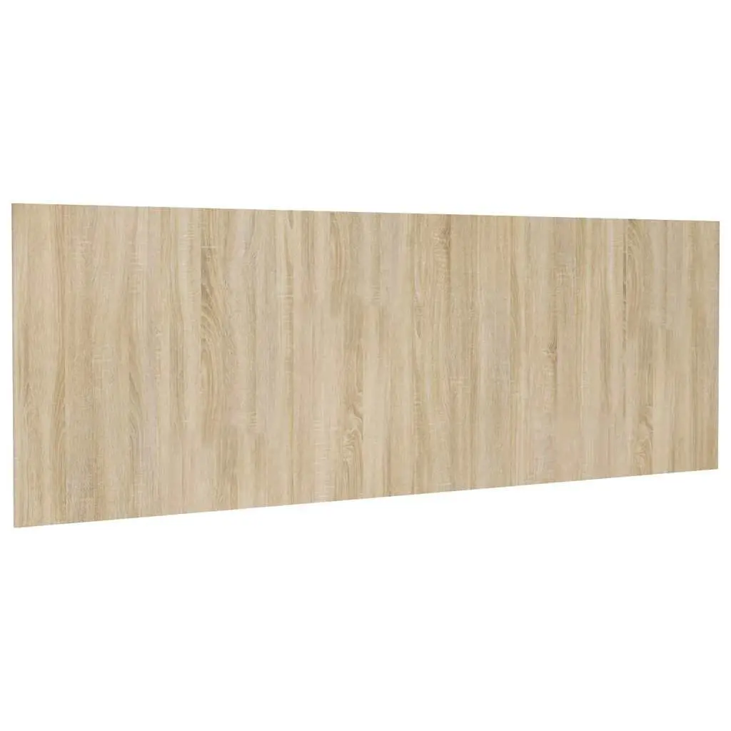 Brown Engineered Wood Wall Headboard 240x80cm