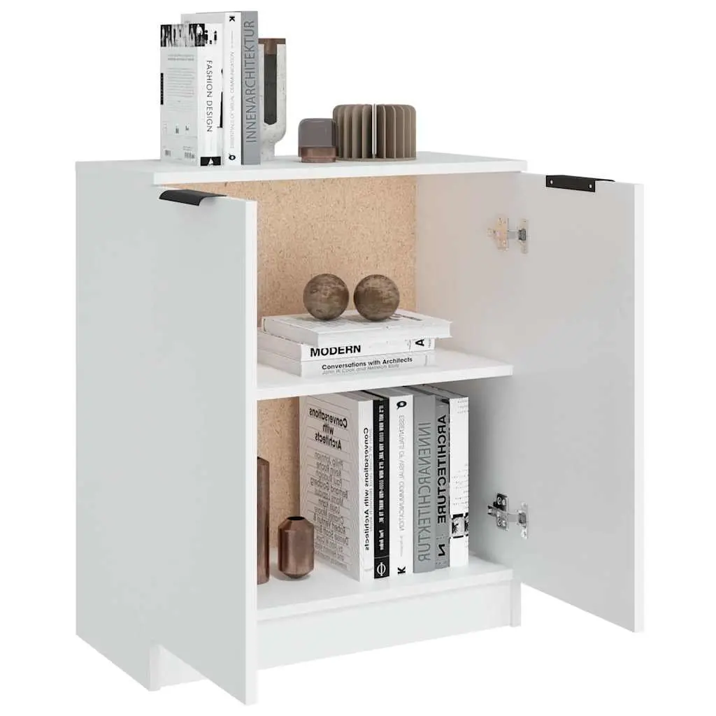 White Sideboard Storage Cabinet 60x30x70 cm