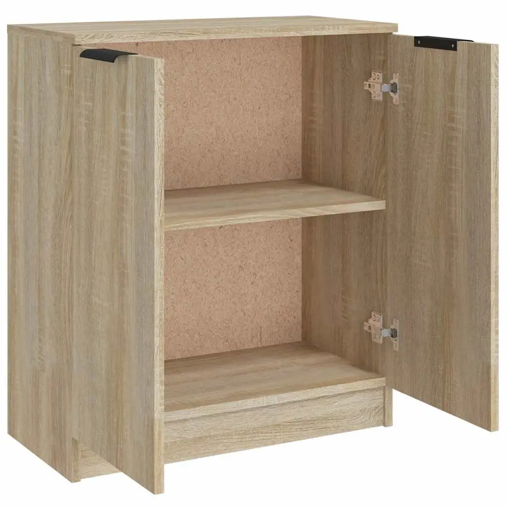 Sideboard Brown Engineered Wood Storage Cabinet 60x30x70cm Living Room Furniture