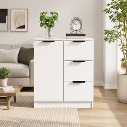 Sturdy White Sideboard Cabinet for Storage and Display