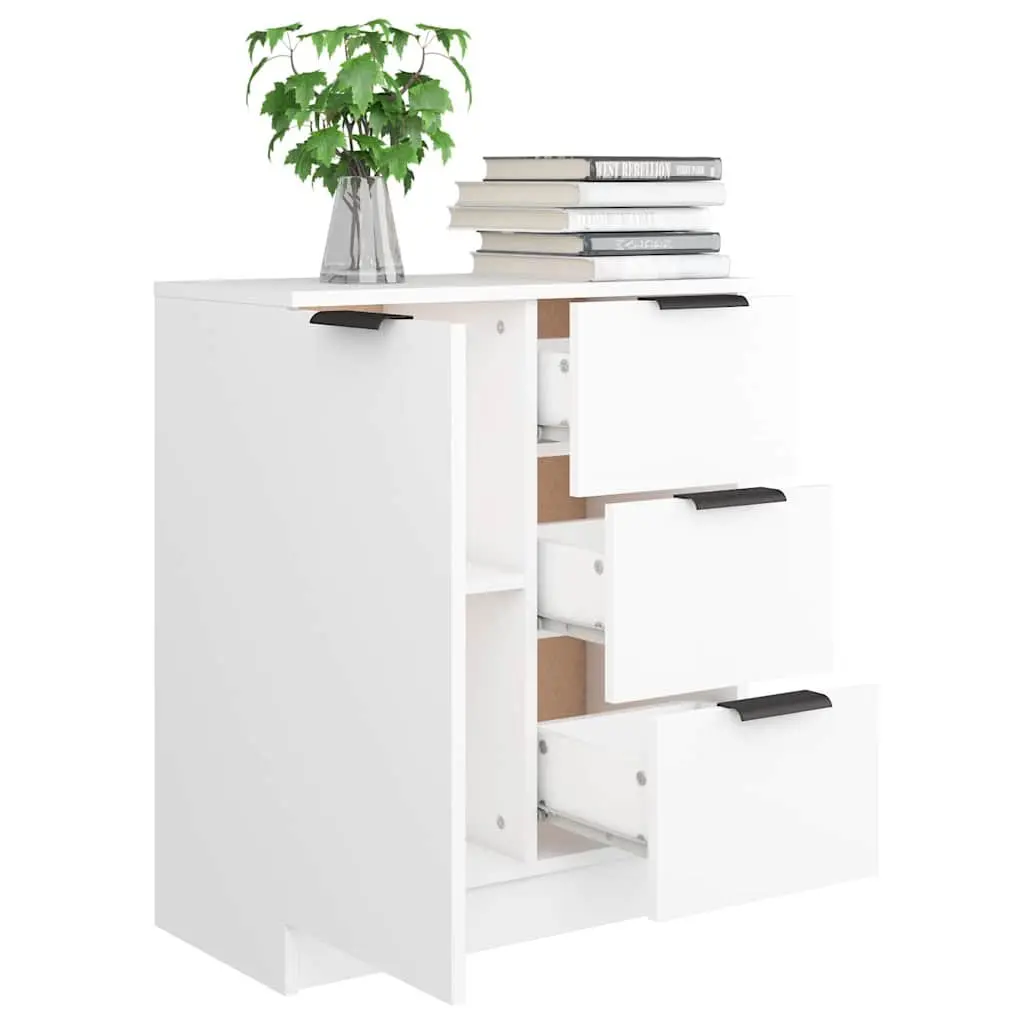 White Sideboard Cabinet for Storage and Display