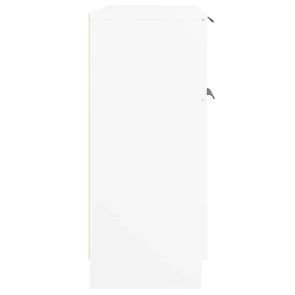 White Sideboard with Drawer & Doors for Storage