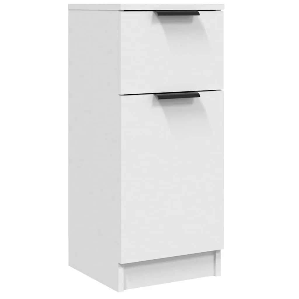 Sideboard Engineered Wood 30x30x70cm White