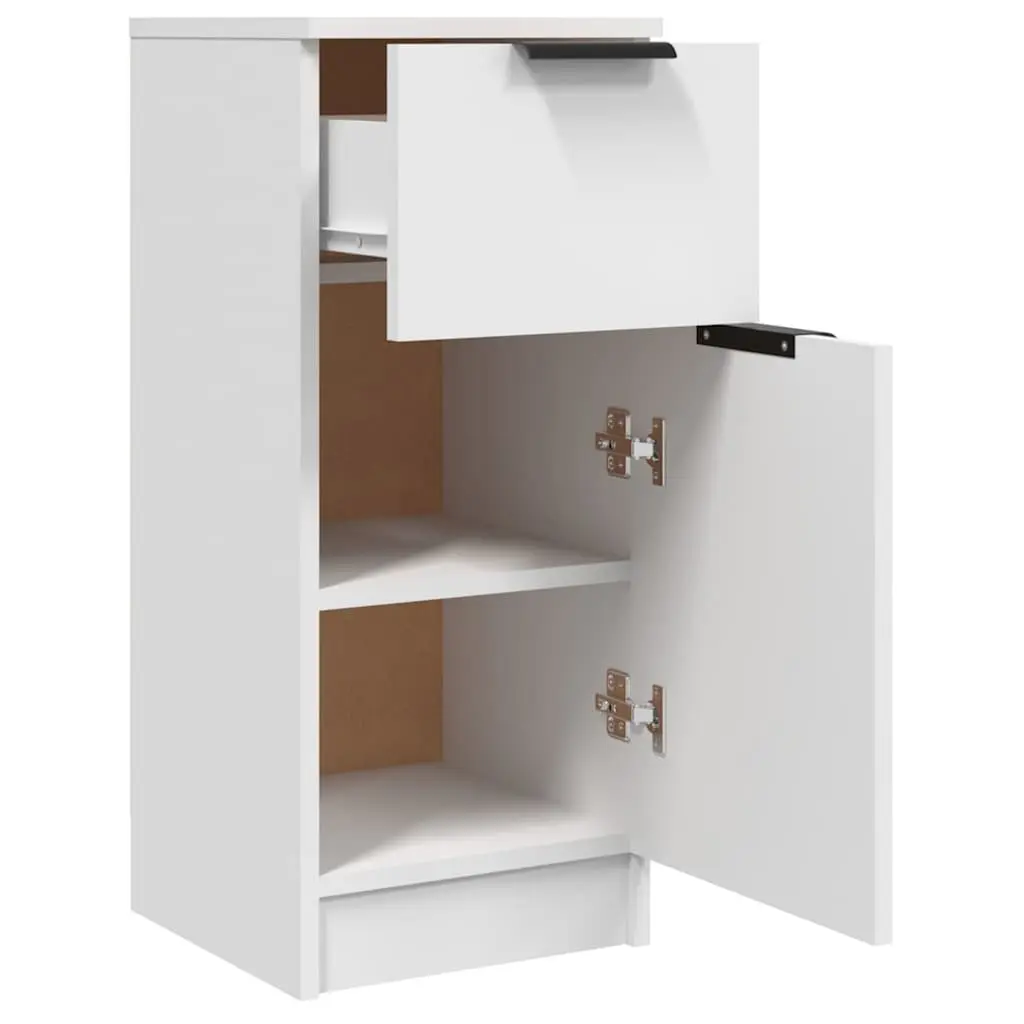 Sideboard Engineered Wood 30x30x70cm White