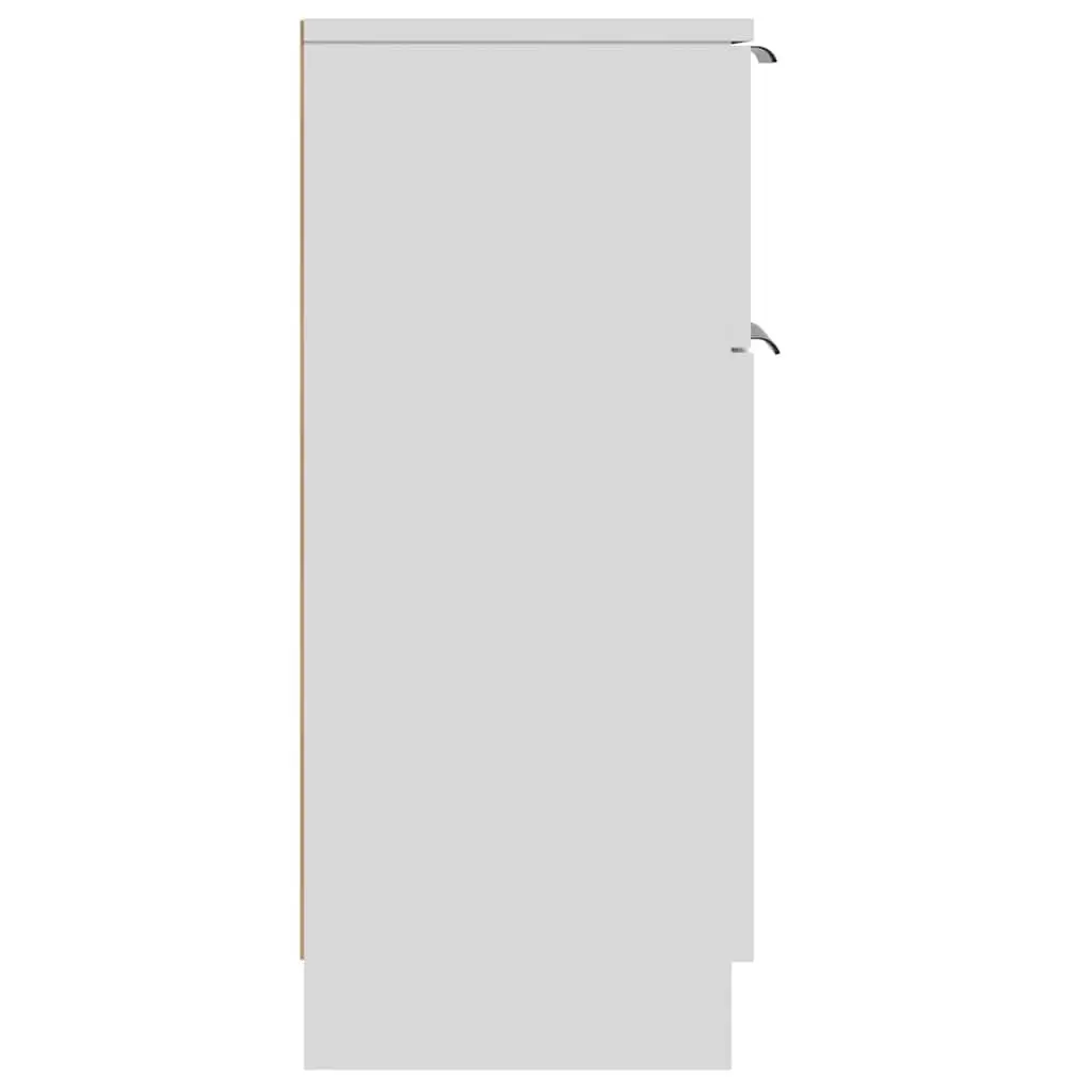 Sideboard Engineered Wood 30x30x70cm White