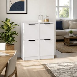 Premium Quality Sideboard Cabinet Set in White