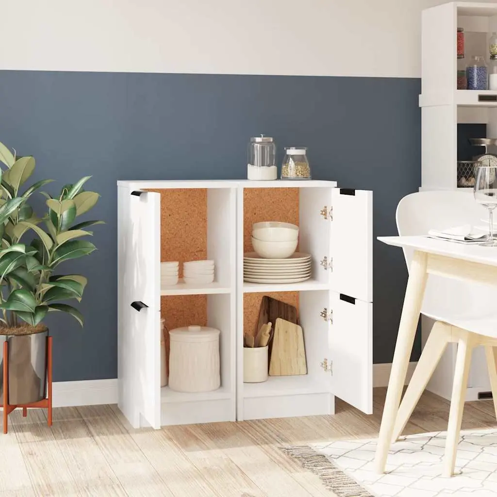 Sideboard Cabinet Set in White