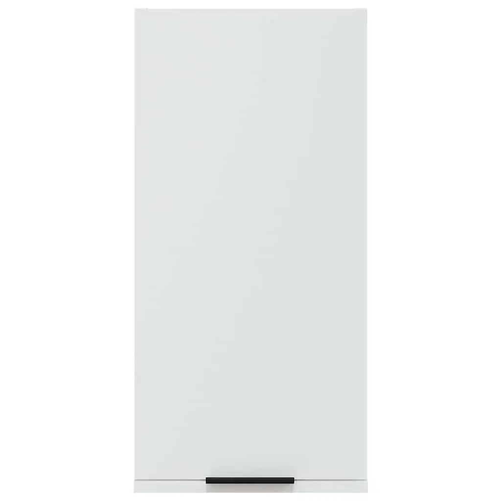 Wall-Mounted Bathroom Cabinet White Storage Unit 32x20x67cm