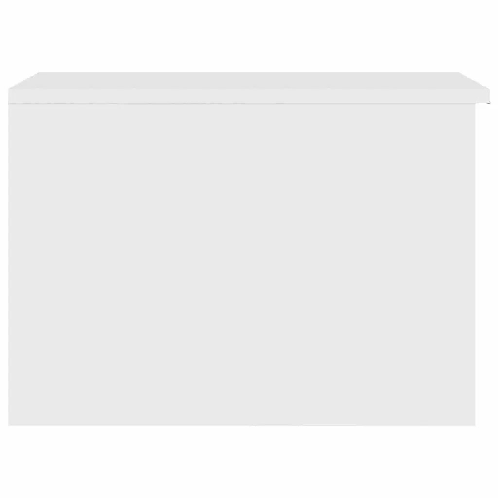 White Coffee Table with Storage Compartments