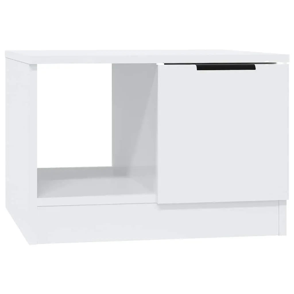 High Gloss White Coffee Table with Storage