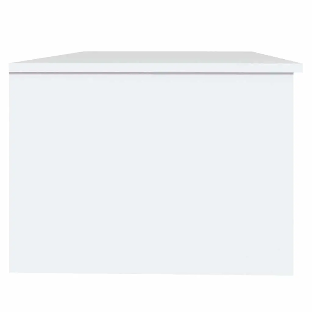 White Coffee Table with Ample Storage