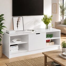 High Gloss White TV Cabinet for Stylish Storage