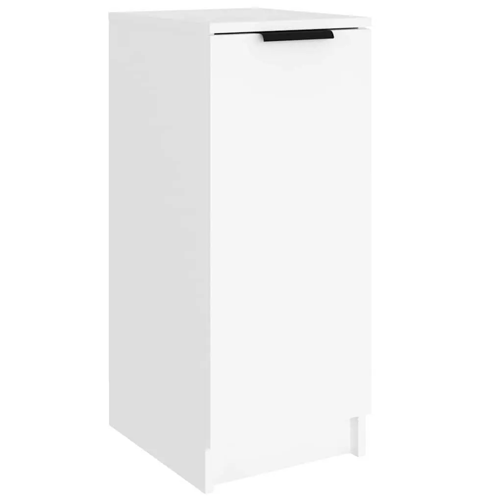 White Shoe Cabinet 30x35x70 cm Engineered Wood