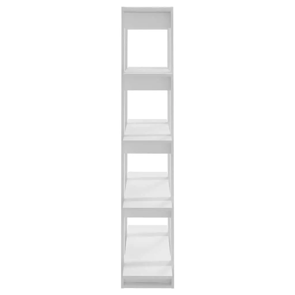 White Book Cabinet Room Divider Shelving Unit 100x30x160cm Storage Organizer