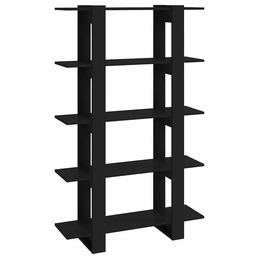 Black Book Cabinet Room Divider & Storage Unit