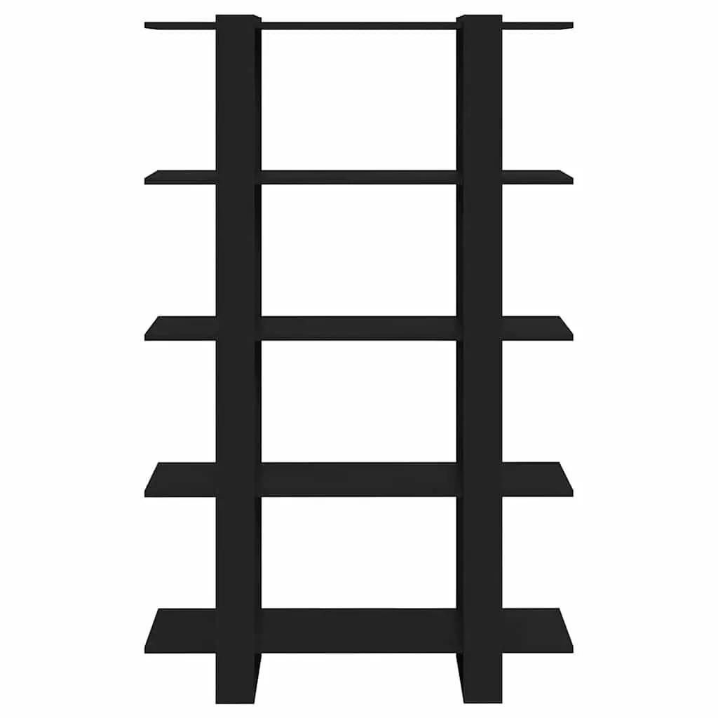 Black Book Cabinet Room Divider & Storage Unit