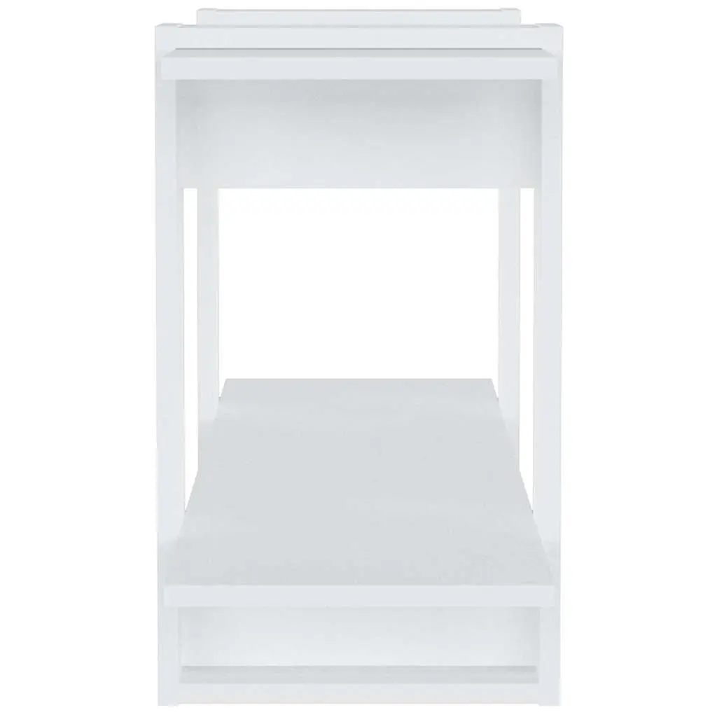 White Book Cabinet with Ample Storage Space