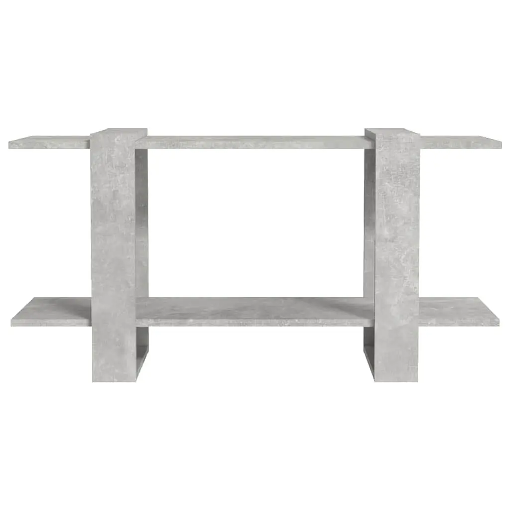 Grey Bookshelf Storage Unit 100x30x51cm