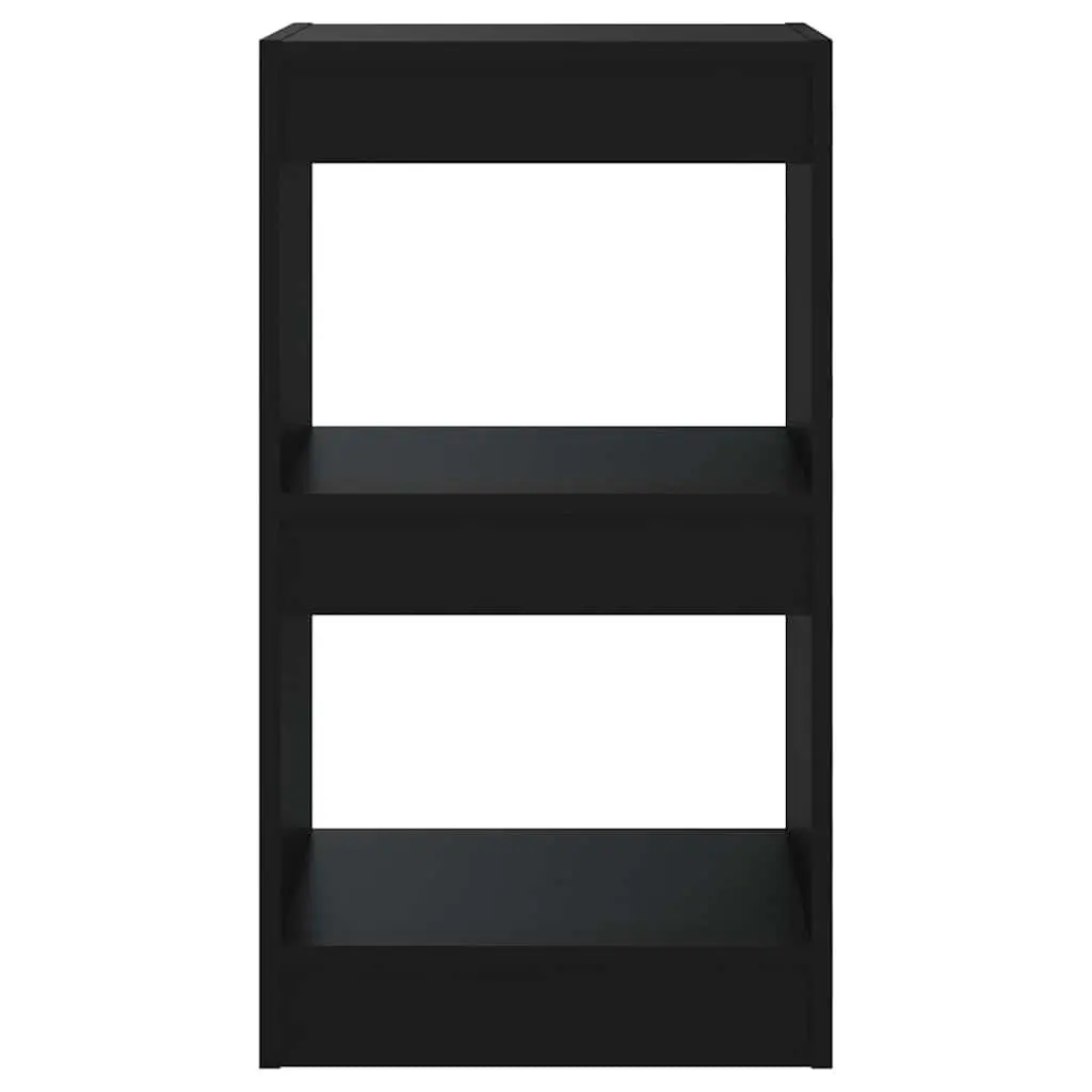 Storage Shelf Black 40x30x72cm Book Cabinet Room Divider Organizer