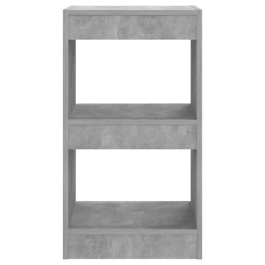 Grey Book Cabinet with Room Divider Functionality