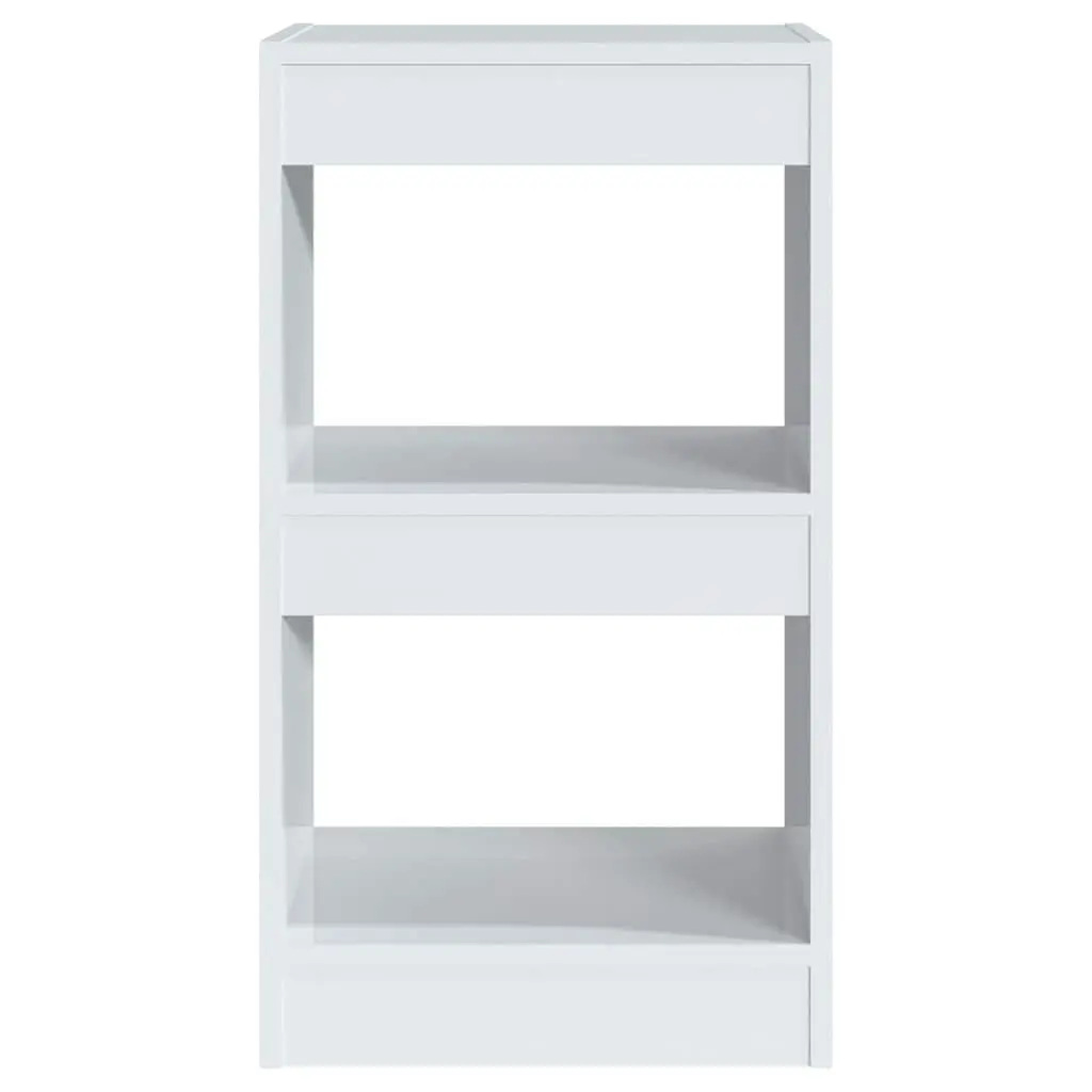 High Gloss White Book Cabinet and Room Divider