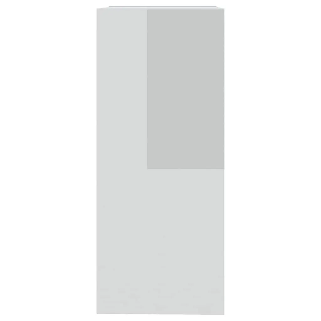 High Gloss White Book Cabinet and Room Divider