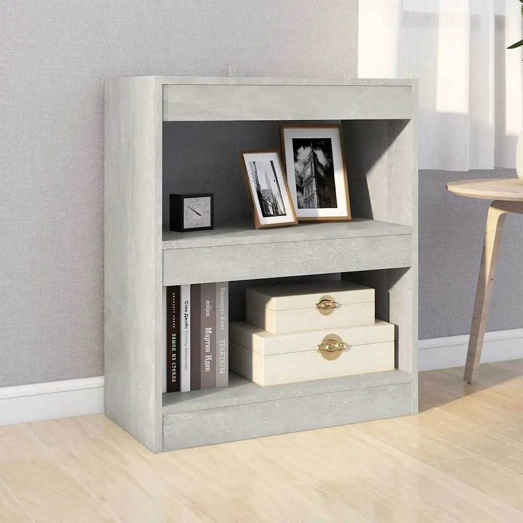 Grey Book Cabinet for Storage and Division
