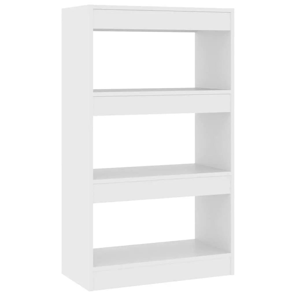 Book Cabinet Wooden Room Divider 60x30x103cm White