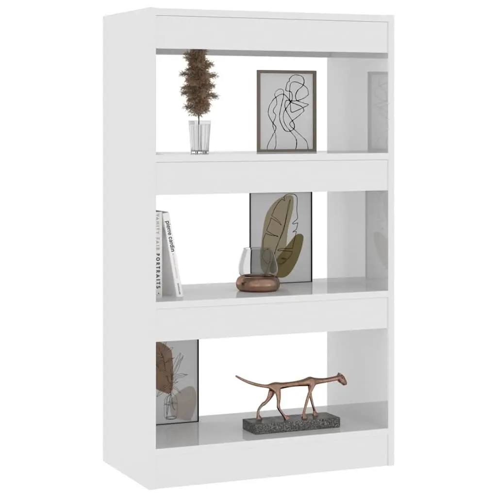 High Gloss White Book Cabinet Room Divider for Storage