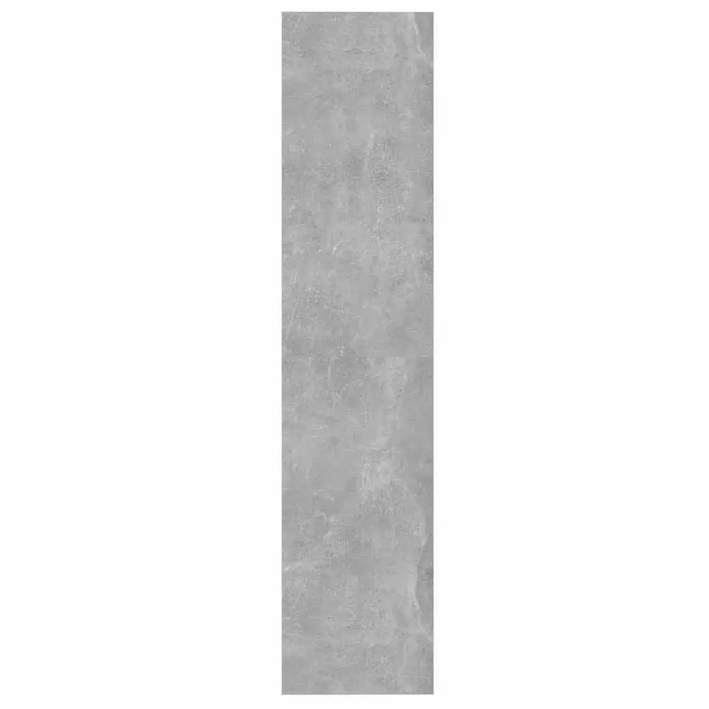 Grey Engineered Wood Book Cabinet with Room Divider