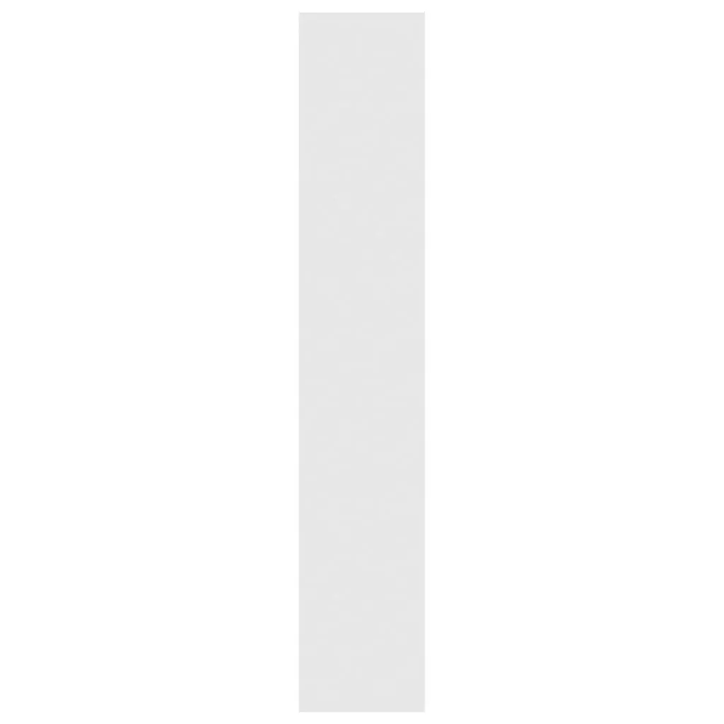 White Book Cabinet Room Divider 60x30x166 cm