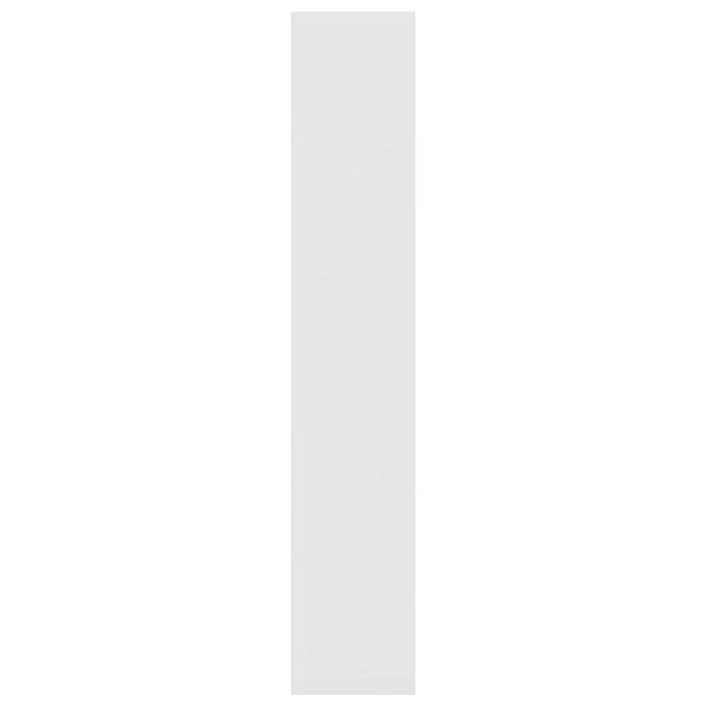 High Gloss White Wooden Book Cabinet Room Divider 60x30x166cm