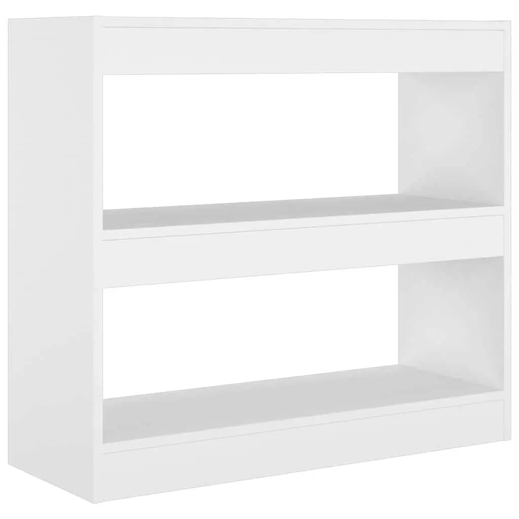 Bookcase Engineered Wood 80x30x72cm White