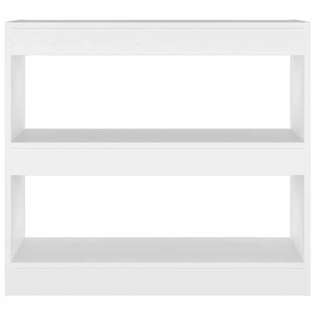 Bookcase Engineered Wood 80x30x72cm White