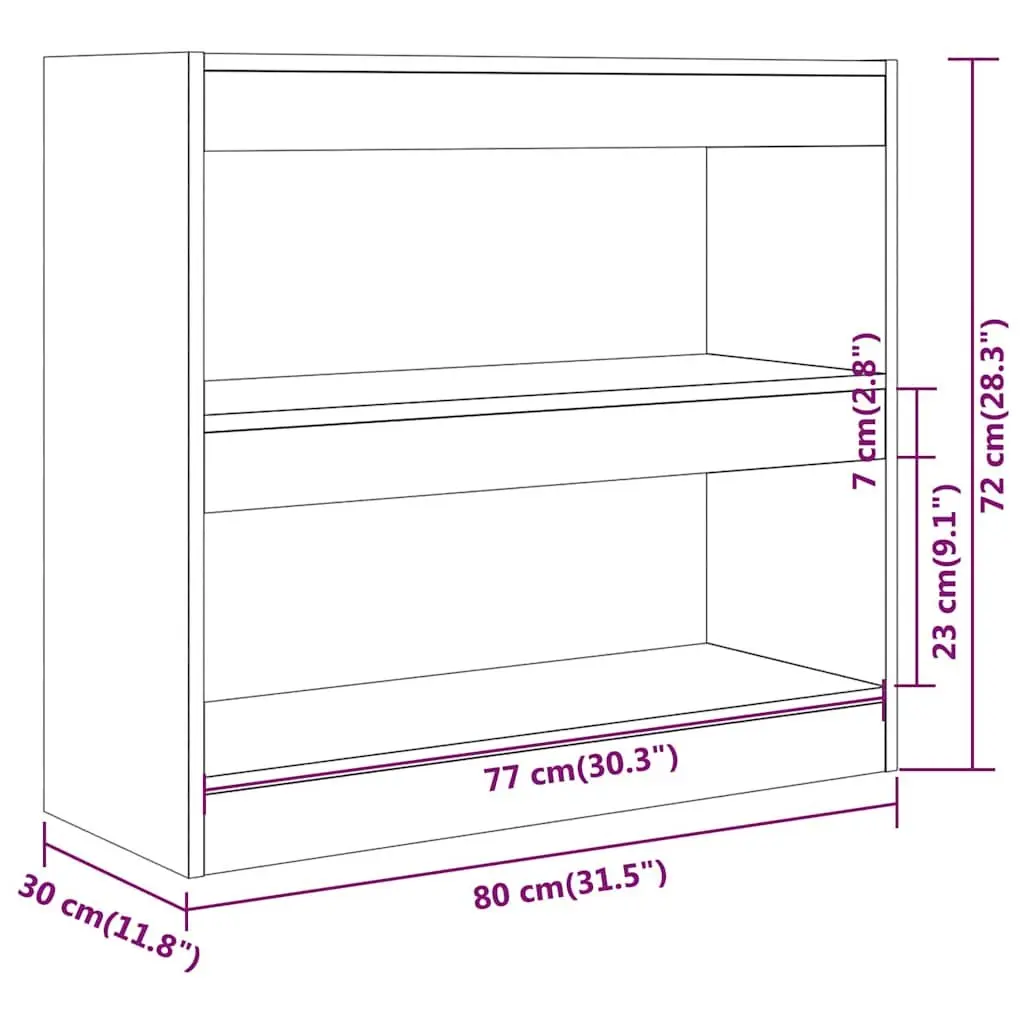 Grey Book Cabinet Room Divider with Ample Storage