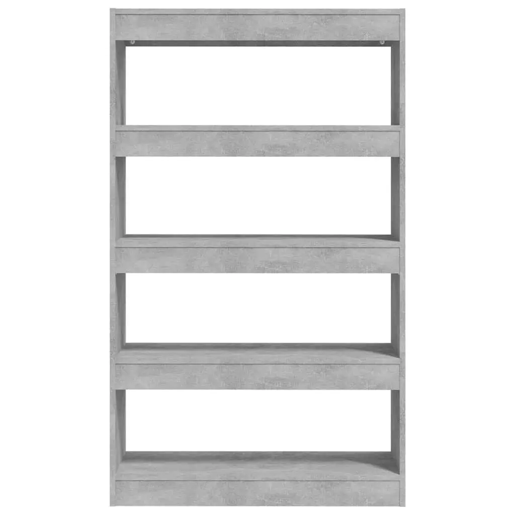 Grey Engineered Wood Book Cabinet Room Divider