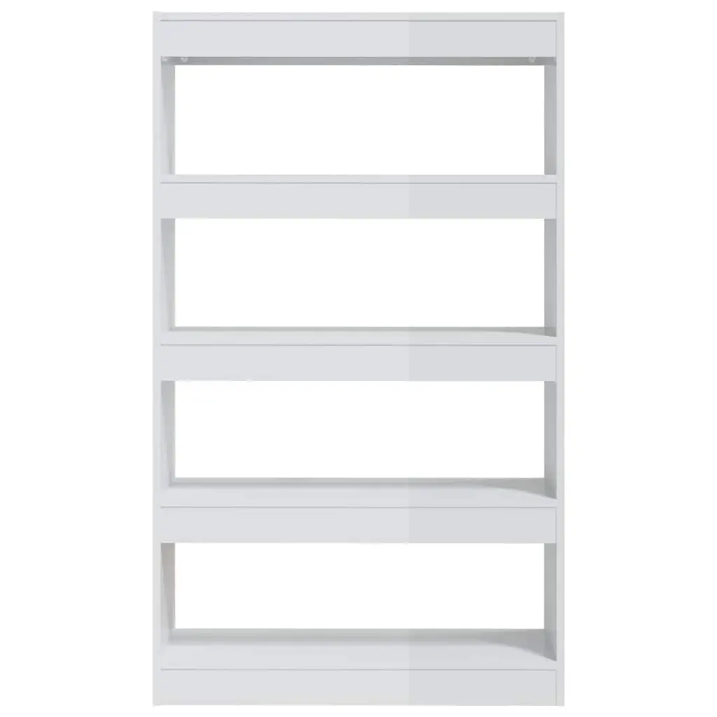 High Gloss White Book Cabinet for Storage and Division