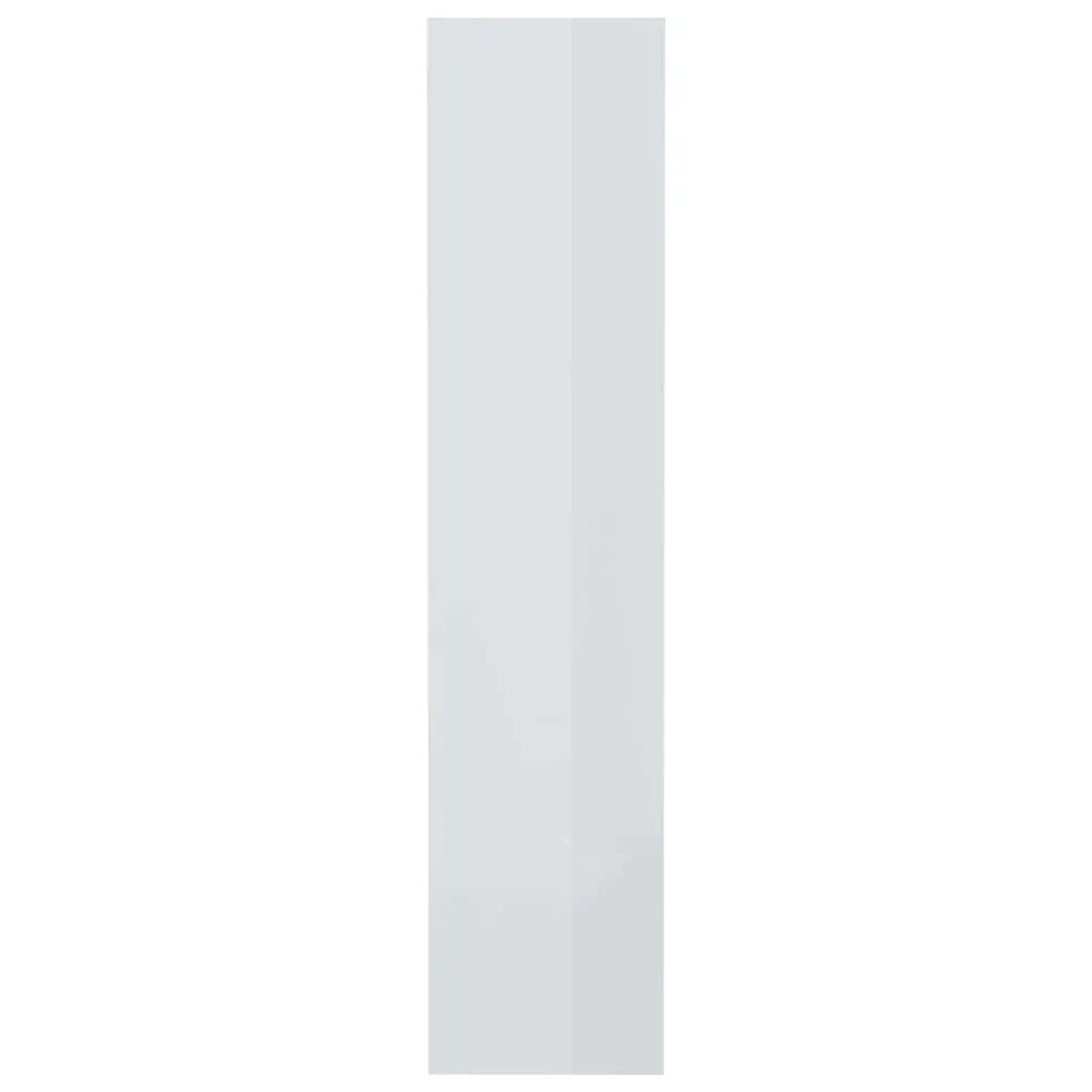 High Gloss White Book Cabinet for Storage and Division