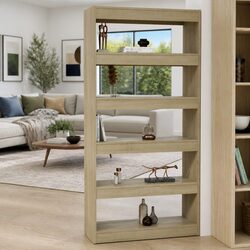 Sturdy Book Cabinet Room Divider Shelf Organiser 80x30x166cm