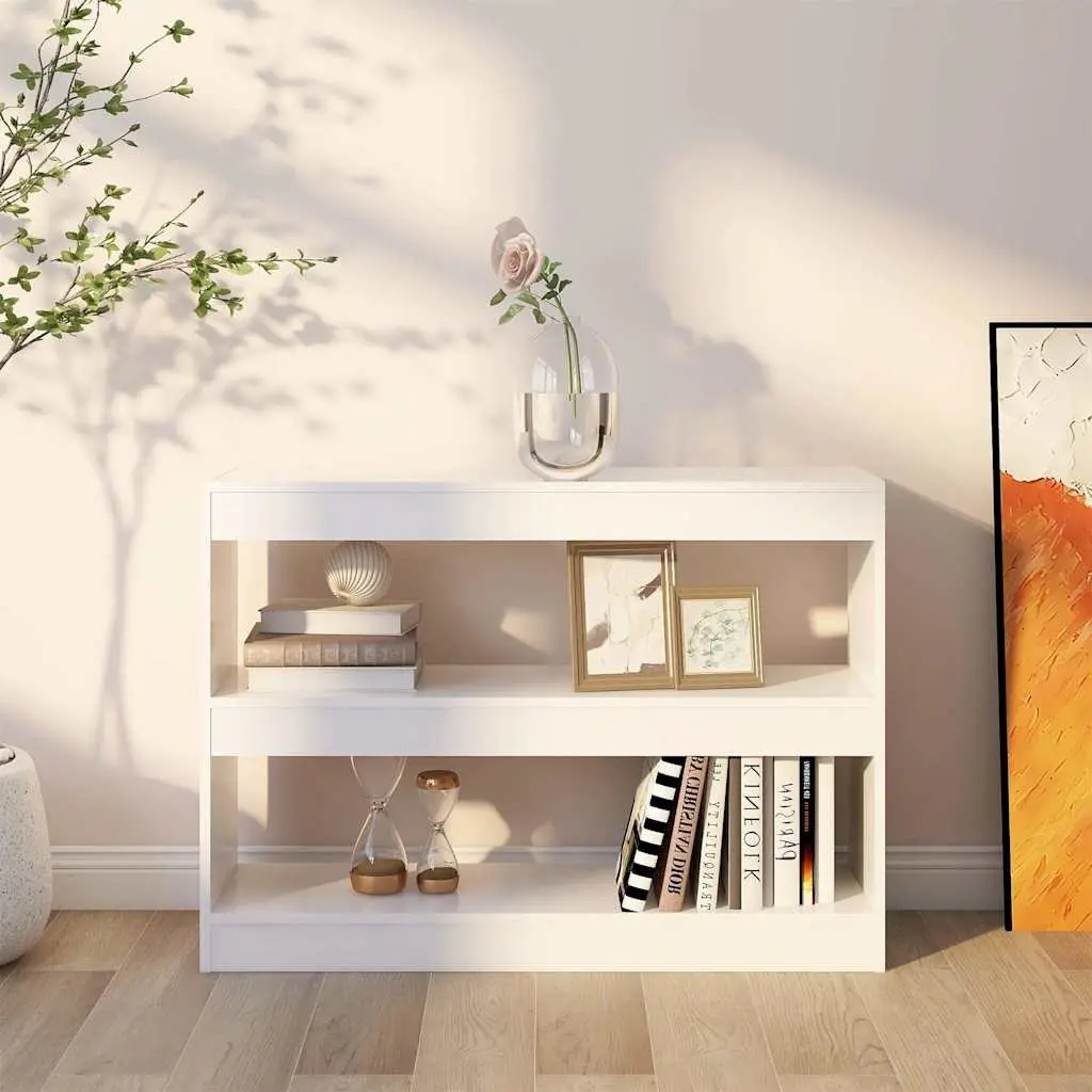 Book Cabinet Wood 100W x 30D x 72H cm White
