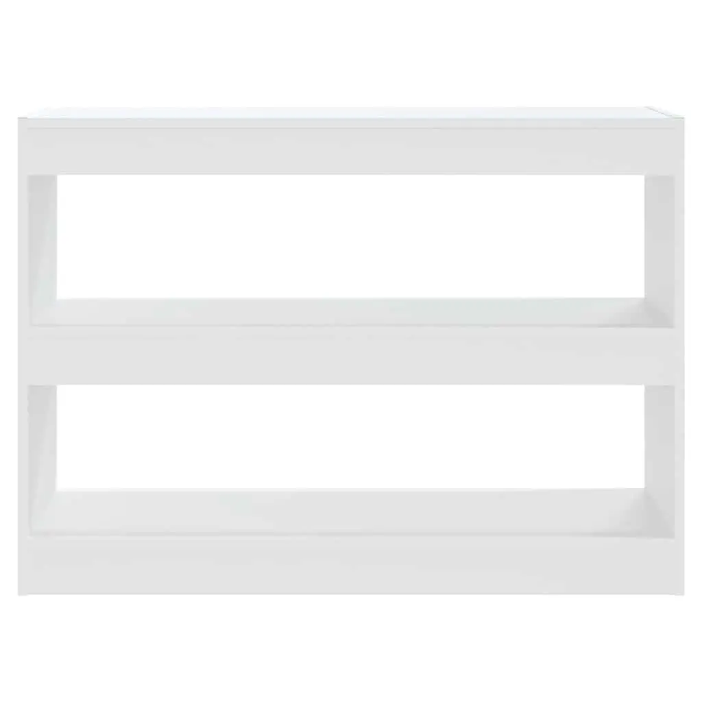 Book Cabinet Wood 100W x 30D x 72H cm White