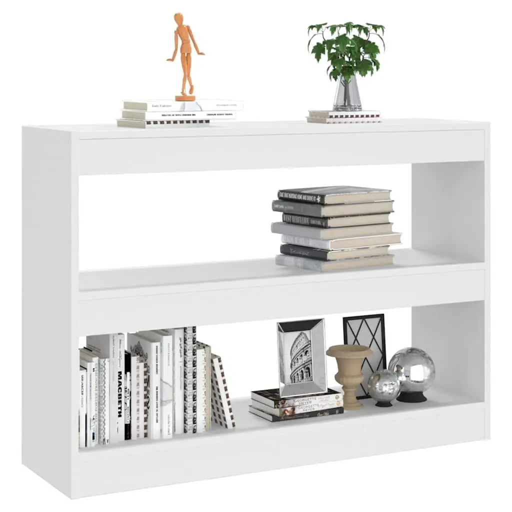 Book Cabinet Wood 100W x 30D x 72H cm White