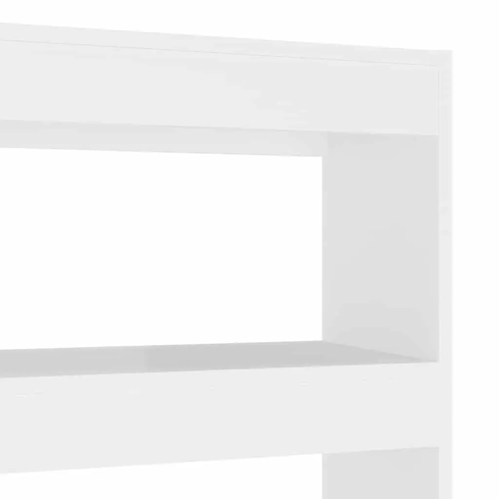 White Book Cabinet Room Divider Shelving Unit Storage Bookcase Organiser Hallway