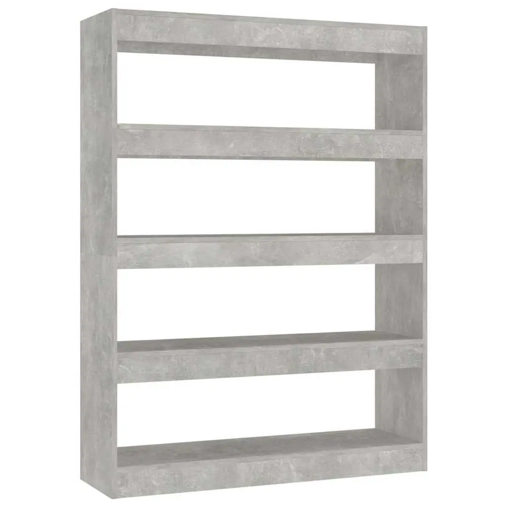 Grey Book Cabinet and Room Divider for Storage